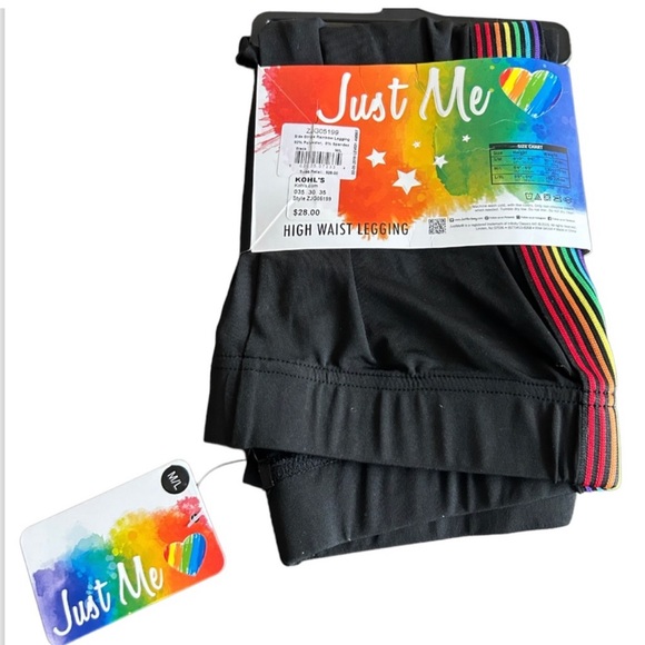 Just Me Rainbow Leggings Bundle - Picture 5 of 5